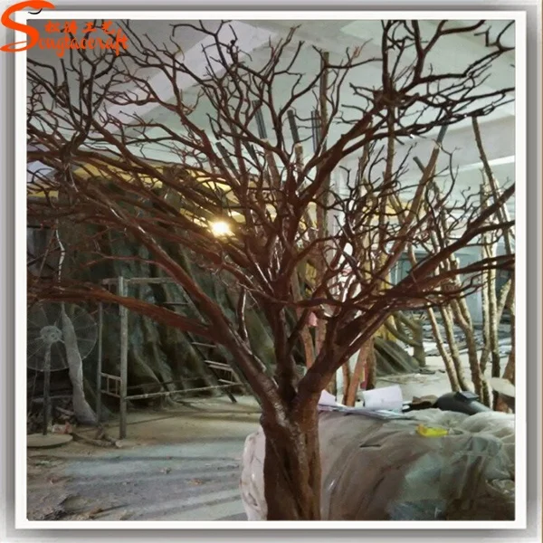 Artificial Tree No Without Leaves White Branches for Centerpieces Decorative Tree Branch Trees Trunk for Sale Wedding Decor