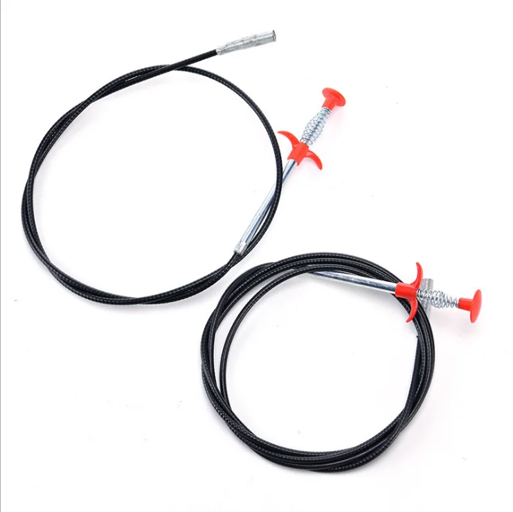 60cm Spring Pipe Dredging Tool Flexible Grabber Pickup Snake Cable