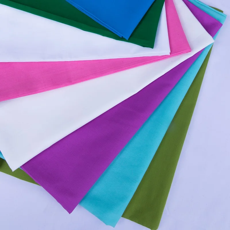 High Quality TC Stretch Polyester-Cotton Spandex Woven Poplin Fabric for Dresses and Bags High Quality Cotton Type