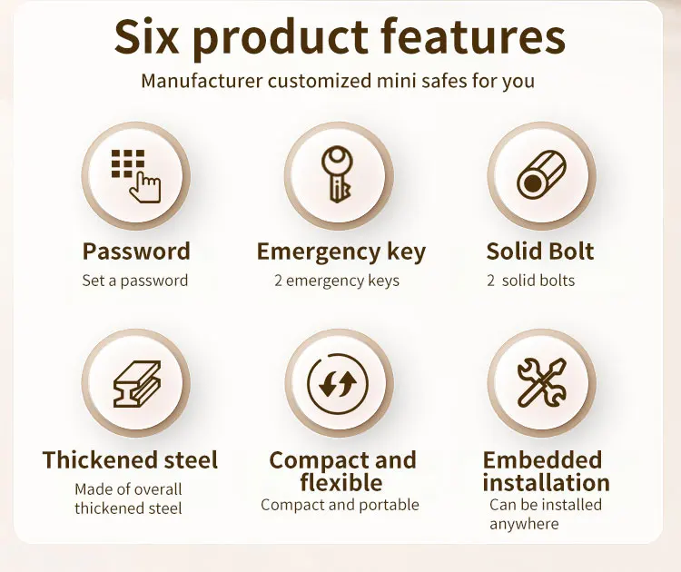 CEQSAFE Electronic Digital Home Mini Safe Box and Money Safe supplier