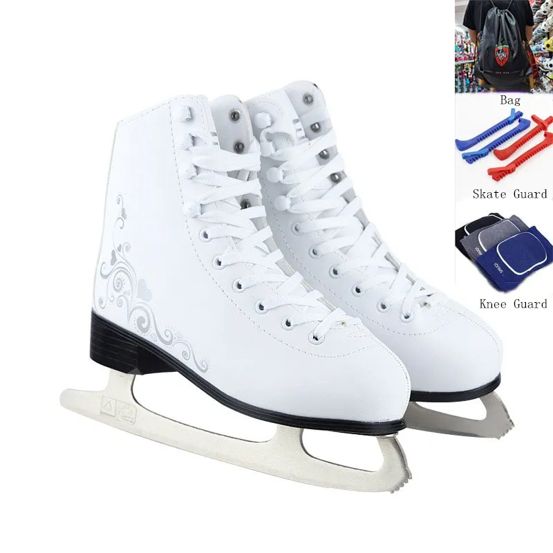 Skates Miniatures 1:12 – Paire De Patins à Glace En Résine Blanche Pour Poupées, Accessoire Réaliste, Décoration Hivernale