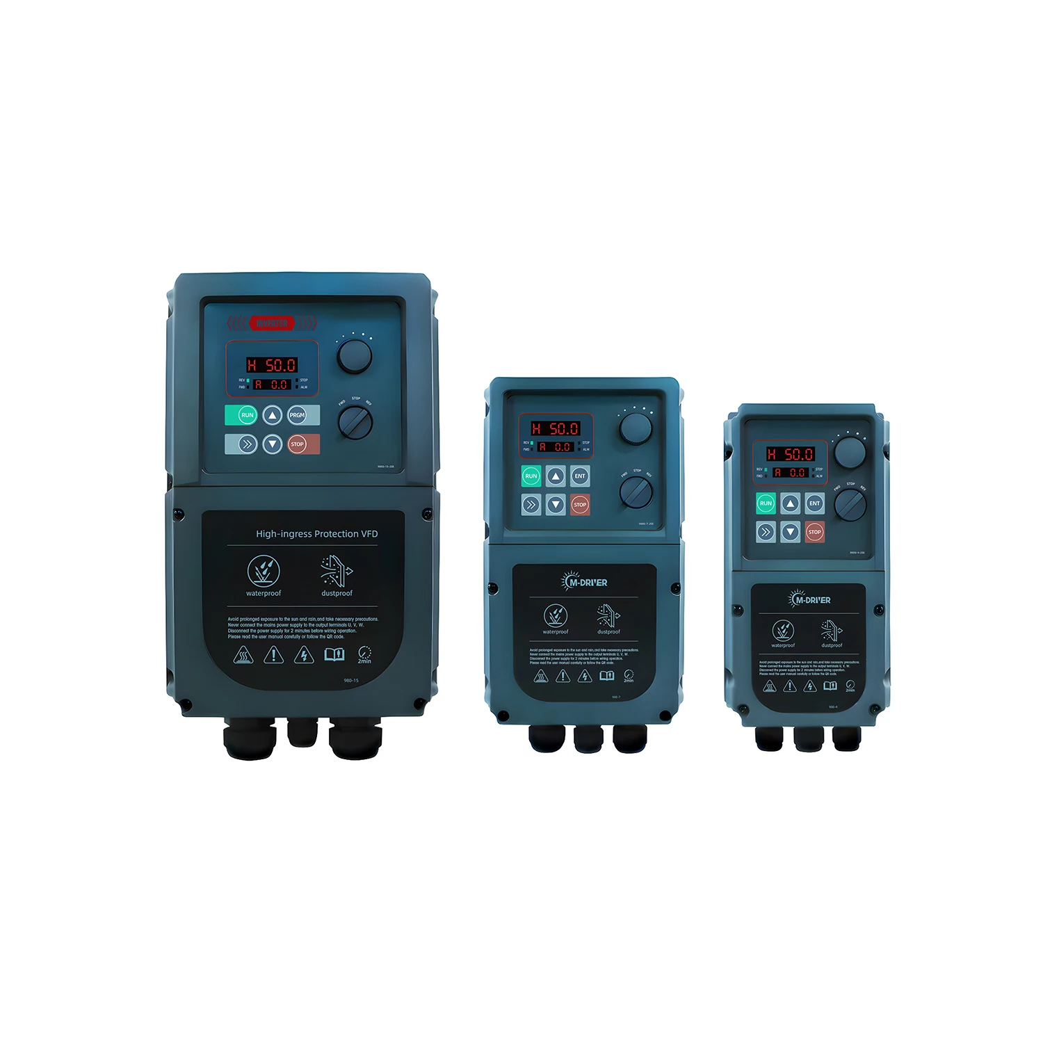IP66 Waterproof 3 Phase Variable Frequency Drive 0.75kw 1.5kw 2.2kw 4kw  VFD Inverter