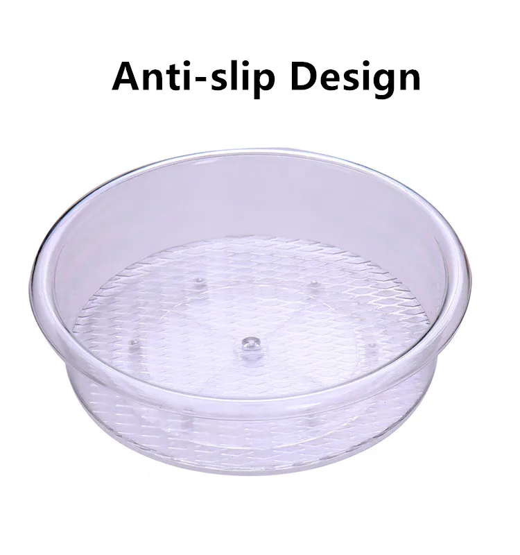 Подставка для приправ Lazy Susan, пластиковая вращающаяся полка для приправ и специй