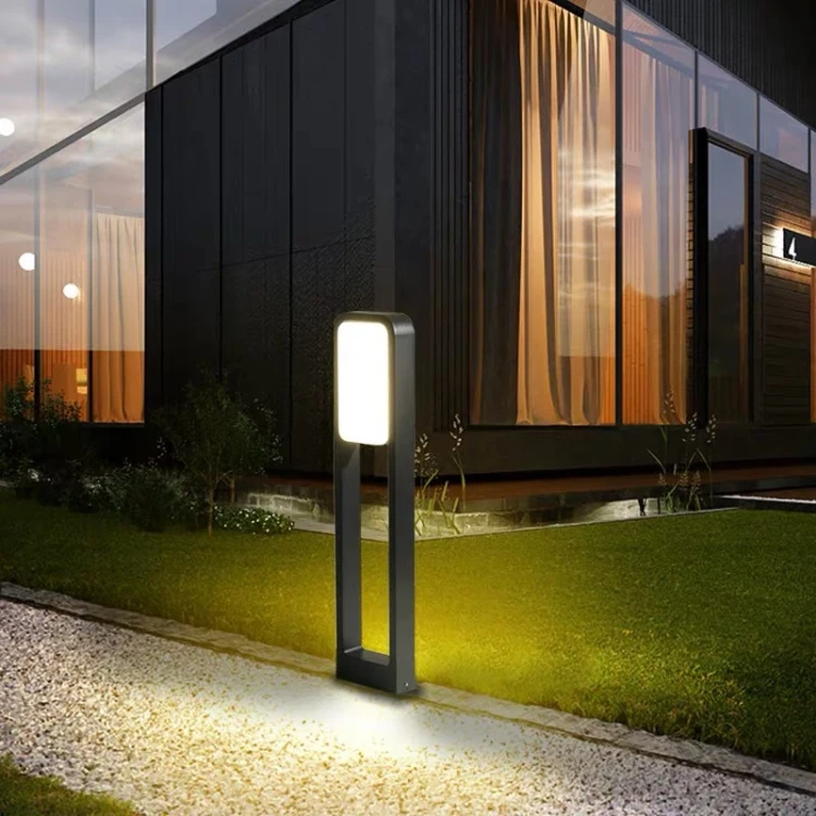 Lampe Pilier Portail Extérieur Lampadaire rustique for l'extérieur Lampe pilier en aluminium avec verre d'eau Colonnes de Paysage Extérieur Phare Lanterne de Rue for Portail de Cour(Size:23*42CM Lampe Pilier Portail Extérieur Lampadaire rustique for l'extérieur Lampe pilier en aluminium avec verre d'eau Colonnes de Paysage Extérieur Phare Lanterne de Rue for Portail de Cour(Size:23*42CM