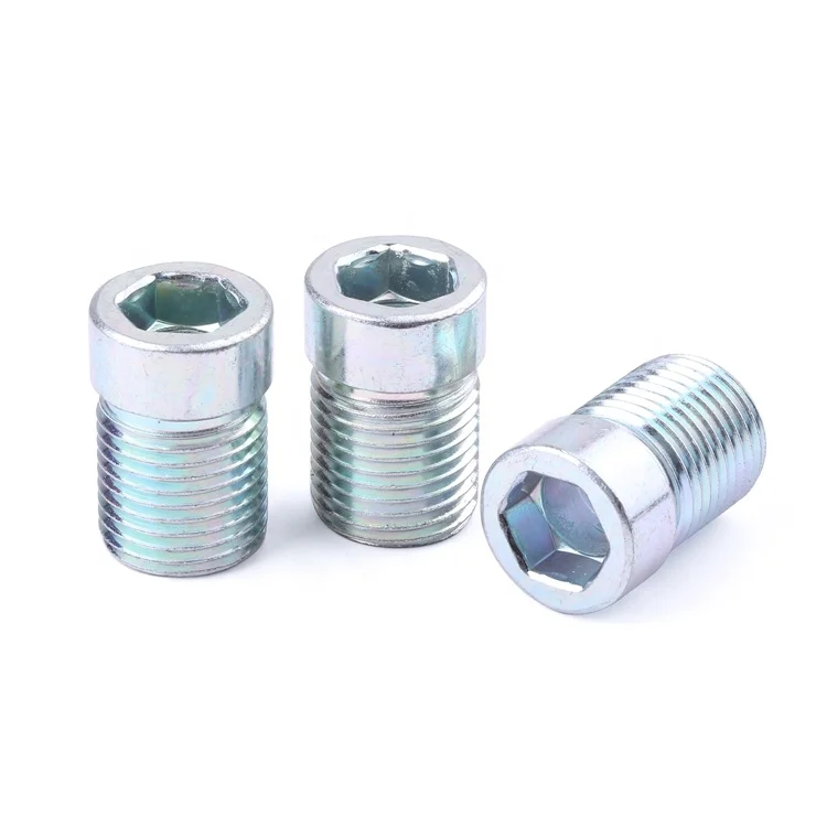 Non-standard customization hex socket fillister bolt high-carbon steel blue zinc for car seat