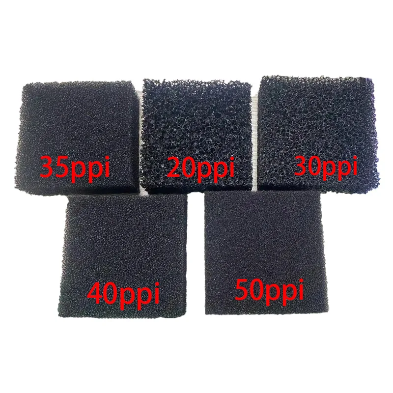 Reticulated Polyurethane Open Cell Mesh 30 Ppi Fish Tank Aquarium Sponge Filter Foam Sponge