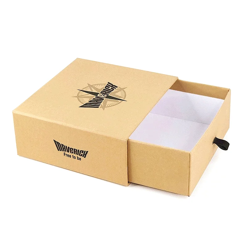 High Quality Custom Logo Rigid Sliding Out Drawer Box Customized Logo Packaging Slide Drawer Gift Box for Jewelry Accessory