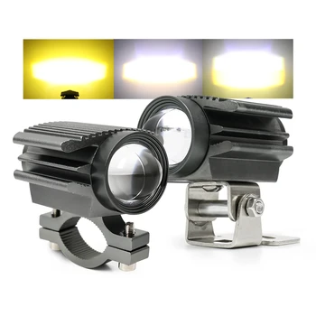 OEM High Low Beam Yellow White Dual Color Spot Beam 30W