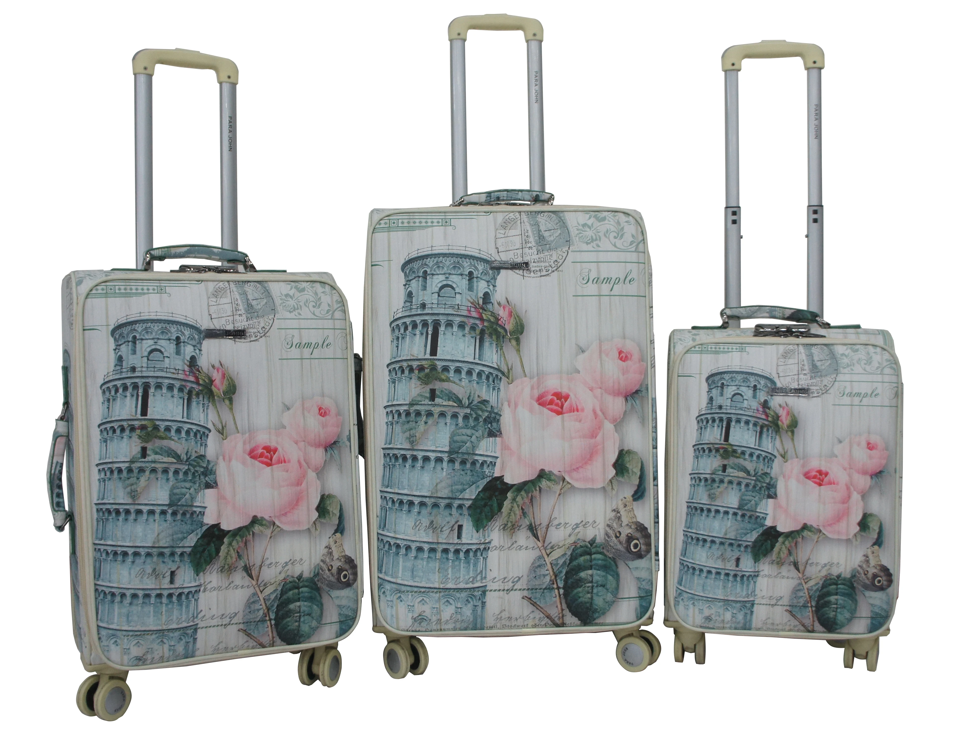 Source 2018 New Design Pu Printing Wholesale Vintage Suitcases Unique Girls Ladies  Designer Luggage Sets on m.