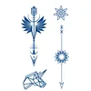GZ-135  Geometric Arrows Wolf Mandalas