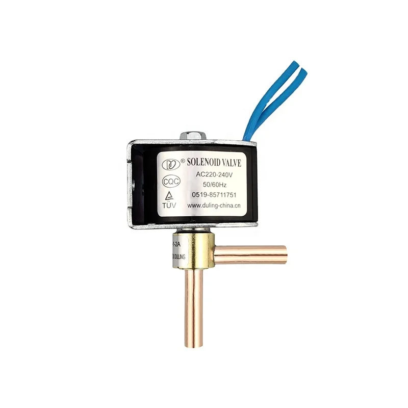 Professional Factory DC 24 v Normally Closed Brass 2 Way FDF Solenoid Valve Used in Refrigeration System