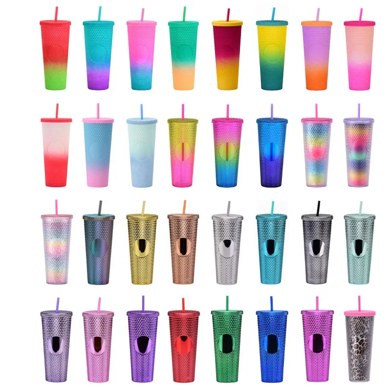 Hot Selling 24oz Plastic Cup Custom In Bulk Double Wall Reusable