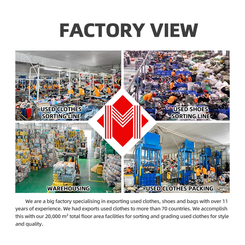 Camisas de hombre, ropa de segunda mano de Corea, ropa usada de