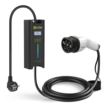 Hot sale 16A portable electric car charger Type 2 with schuko