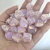 Pietra grezza di cristallo di quarzo rosa Aura angelo