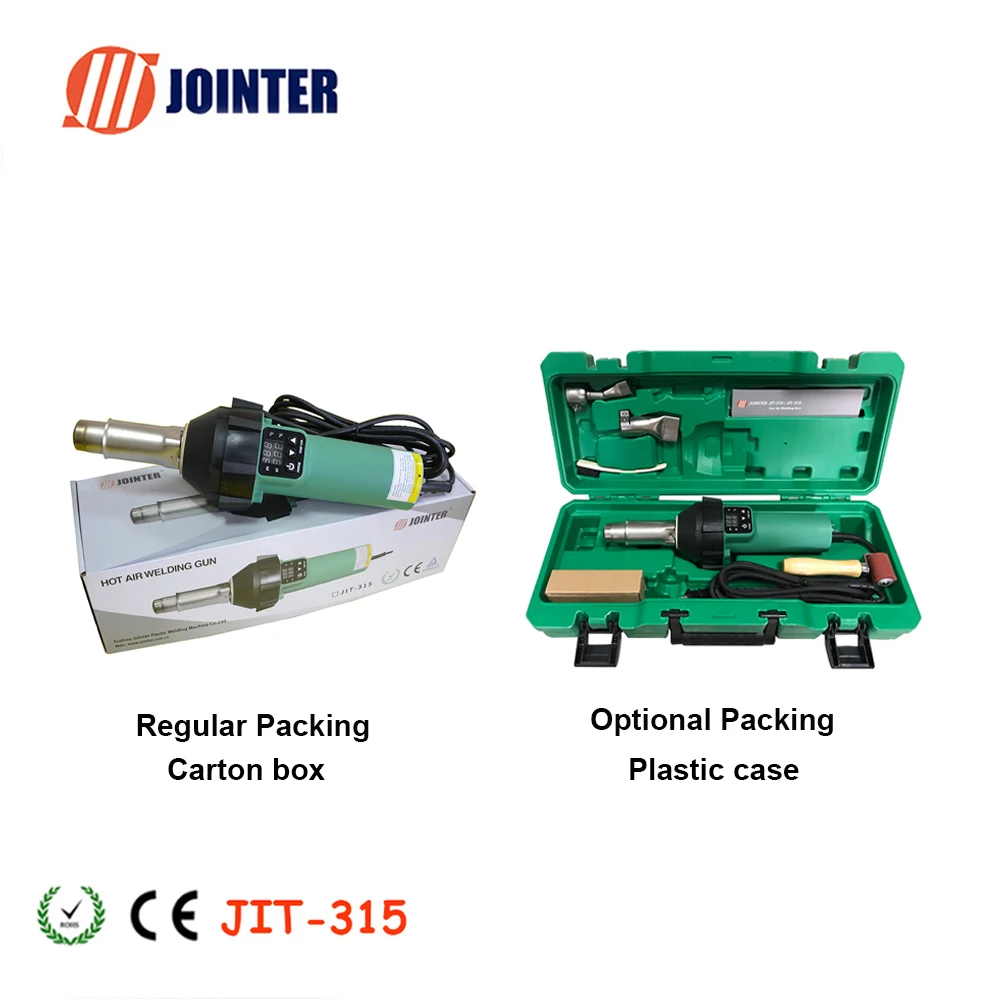 Fuzhou Jointer ПВХ кровельная мембрана сварочный пистолет инструменты 1600 Вт пластиковый для сварки горячим