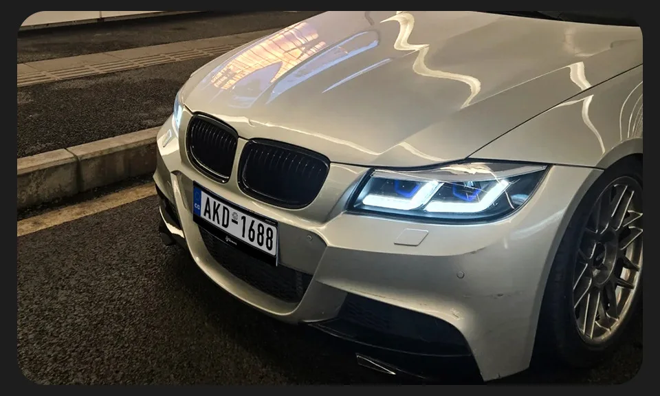 車用ライトBMW E90ヘッドライトプロジェクターレンズ3シリーズ330i