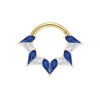 PVD gold+blue/cry
