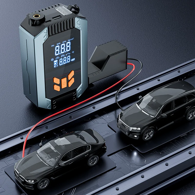 New Portable Car Emergency Starting Power Supply 12V Power Bank 7200Mah Car air Pump Jump Starter Emergency Lighting - view 5