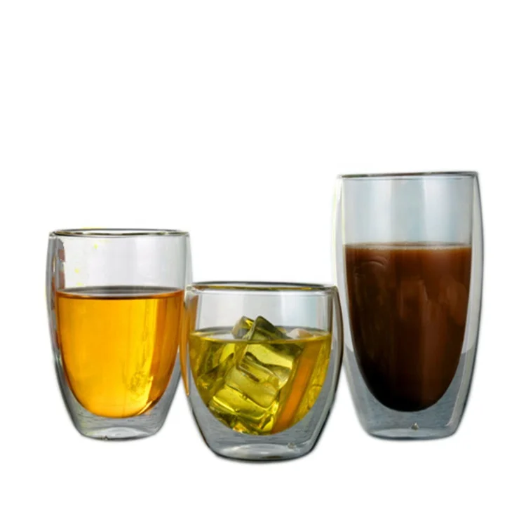 2pcs/pack Golden Hammered Texture Glass Coffee Cup, Heat Resistant Glass  Material Ideal For Home, Cafe, Party, Restaurant, Etc.