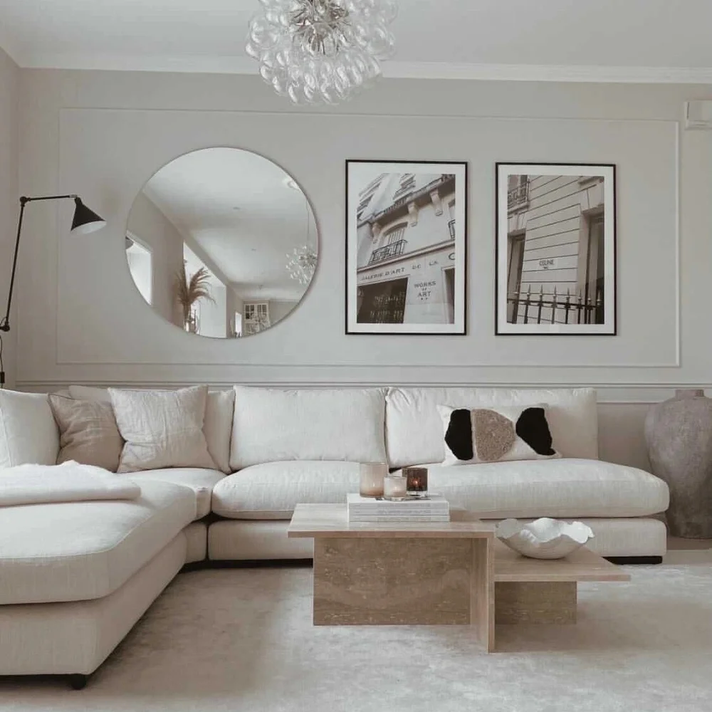 Luxury Large Sofa Set Furniture Customize White Couch U Shaped Modular Sectional Sofa Couch