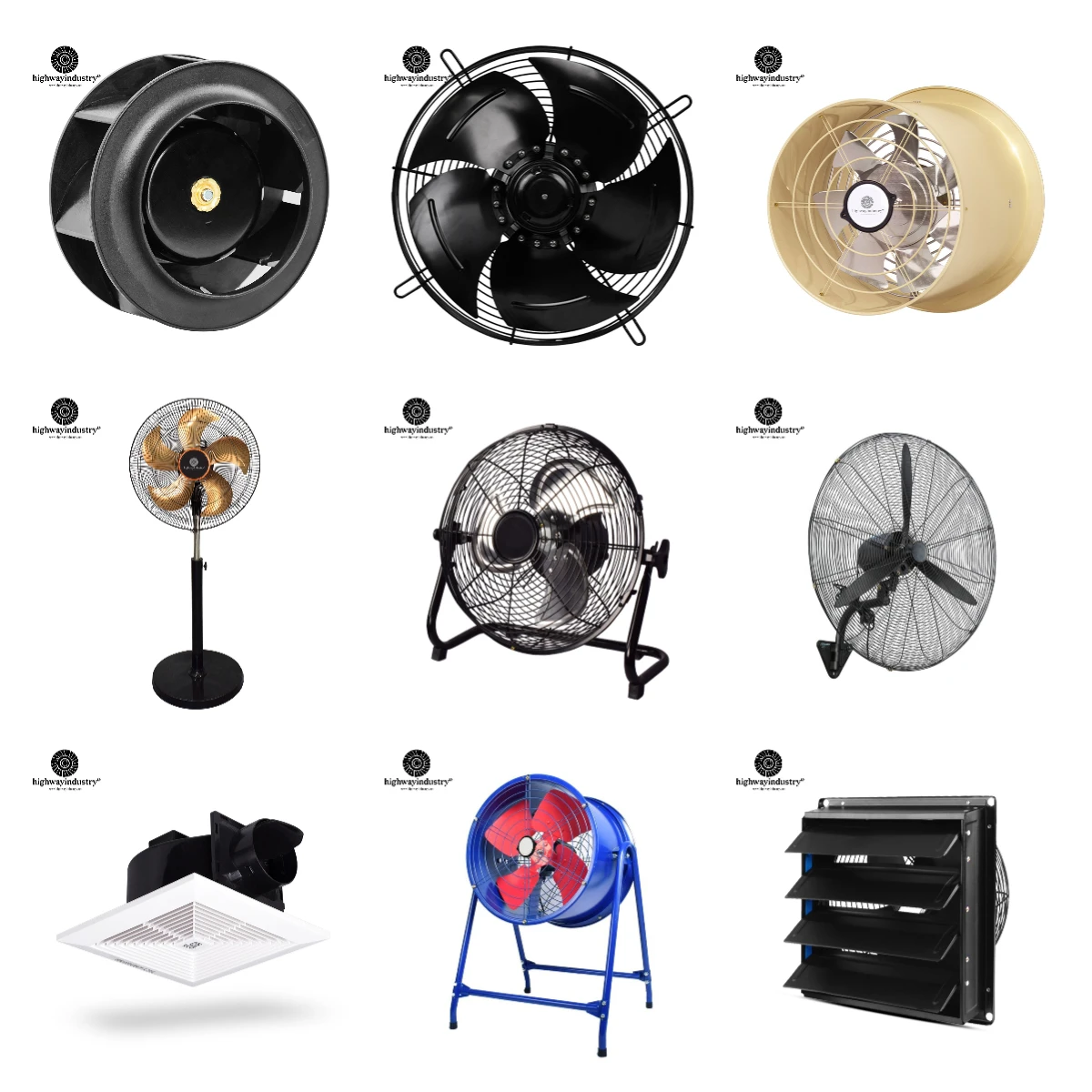 Highway 1000mm Large Size workshop Powerful Industrial Drum Fan Removable Round Drum Exhaust cooling Fan