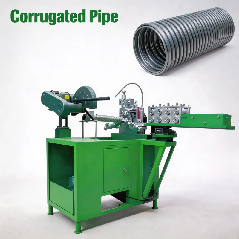 Double Wall Round Post-tension Corrugated 35~135mm Prestress Concrete Pipe Duct Making Machine