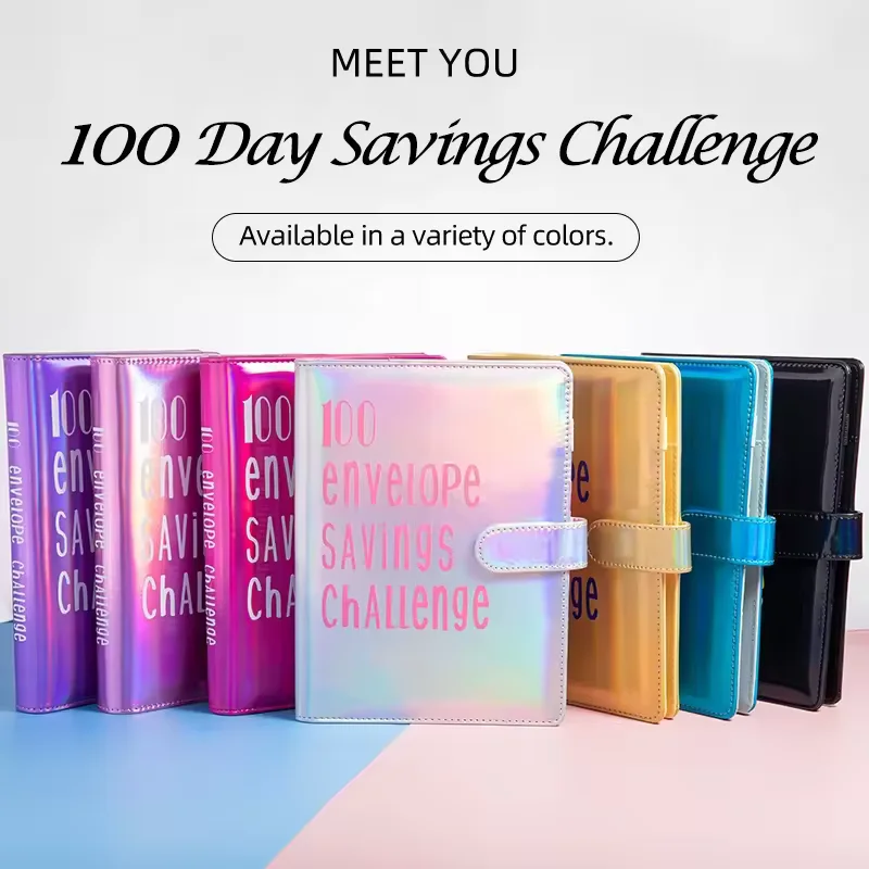 100 Saving challenge Box ver. (リフィルのみ) 100 Envelope Saving Challenge – Tenkaybox