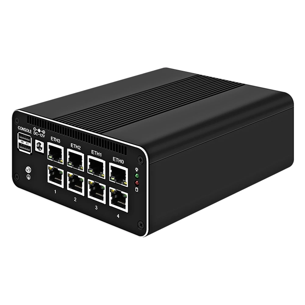 12th Gen Firewall Appliance Mini PC - 2*10G SFP, I3-N305, 4x I226