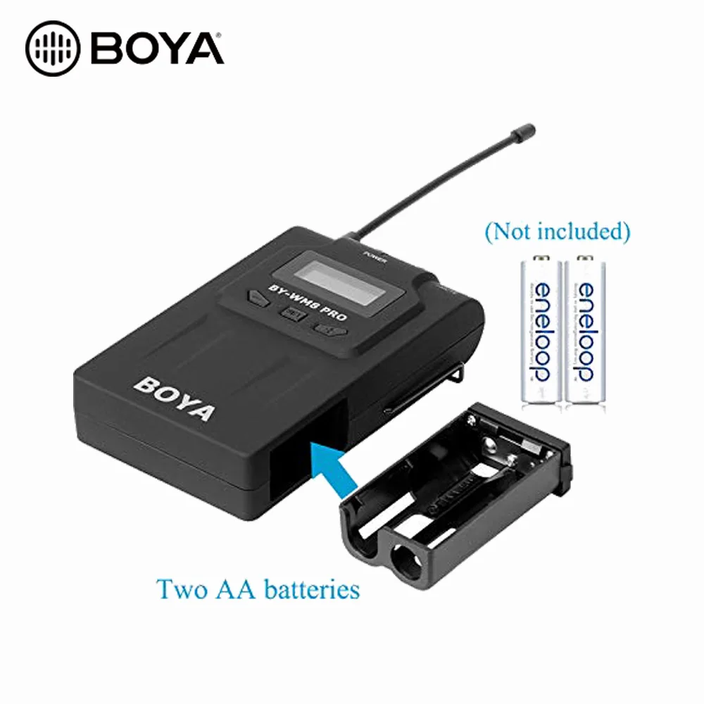 BOYA BY-WM8 Pro-K2 UHF Dual-Channel Wireless Microphone