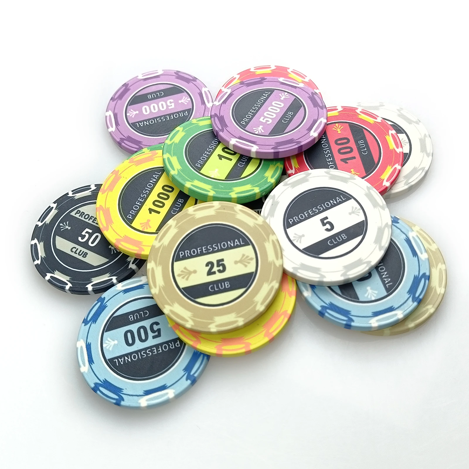 Free Design And Sample Of 10g Ceramic Poker Chips With Custom Logo