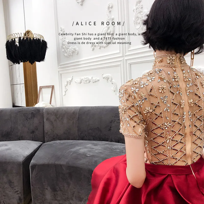 Vestidos De Fiesta Elegant A-Line Lace Appliques Long Evening Dresses 2020  Party Gowns Formal Dress robe de soiree