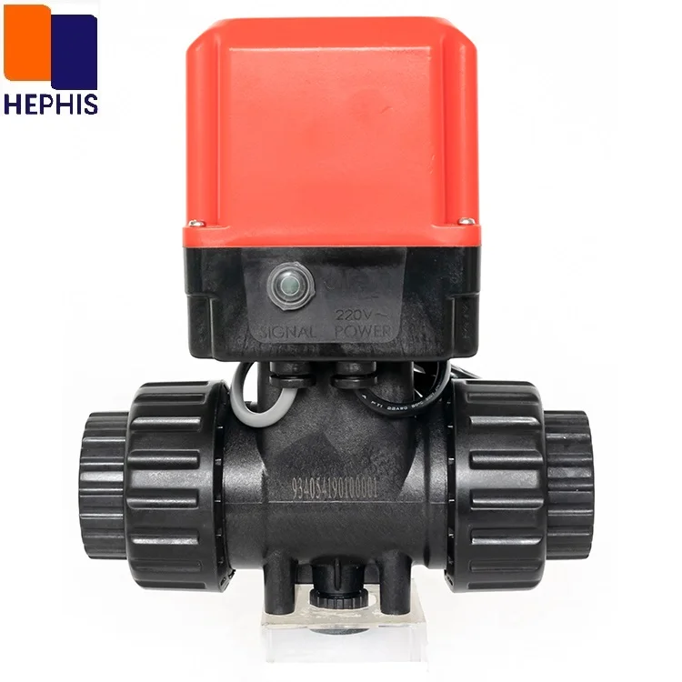 Plastic Motorized Ball Valve Automatic Shut Off Valve and Automatic Water Level Control Valve 3 Ways