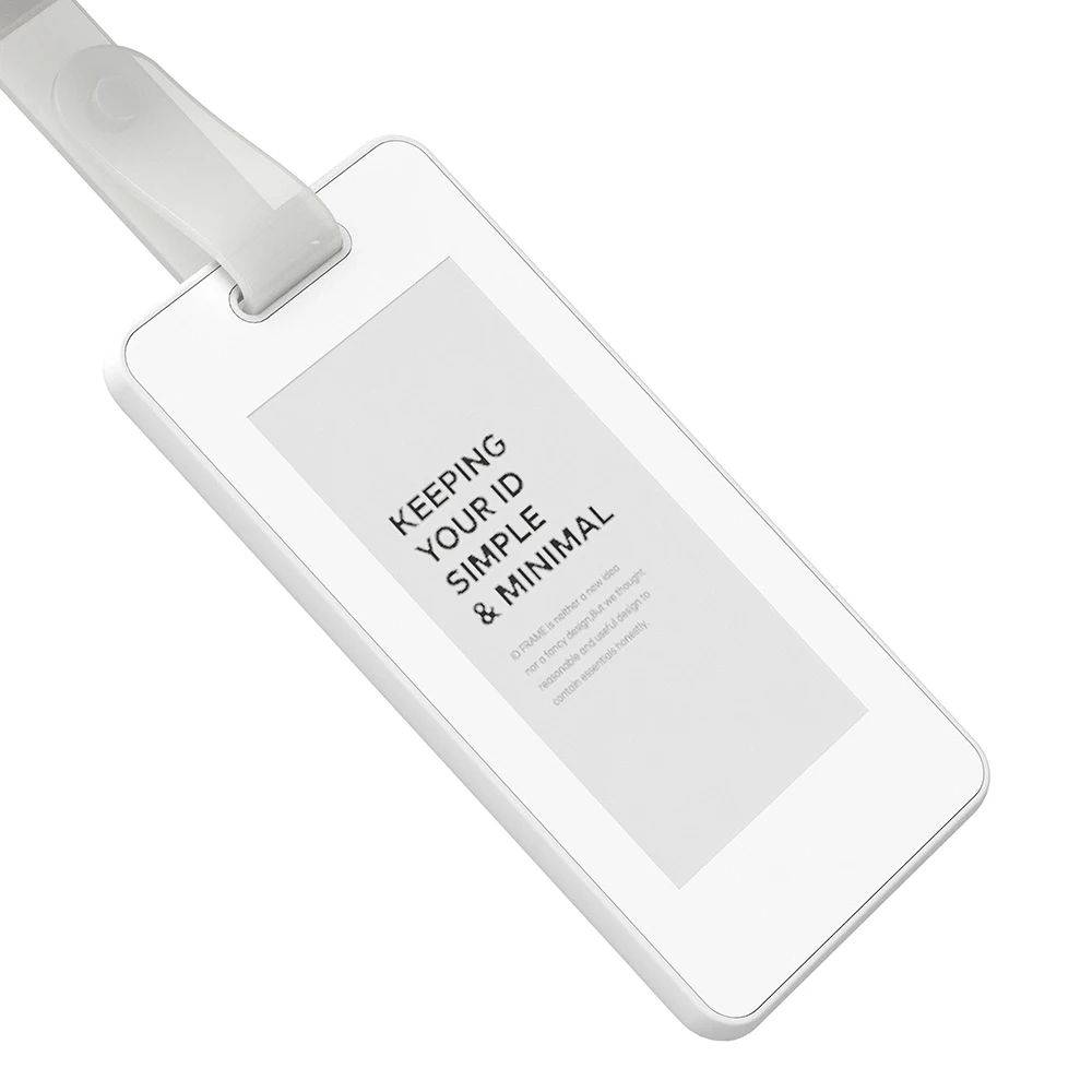 Factory Sales Wireless NFC Tag No Battery E-Paper ID Card for School Student ID,Office Messenger Card,E-Name Business Card
