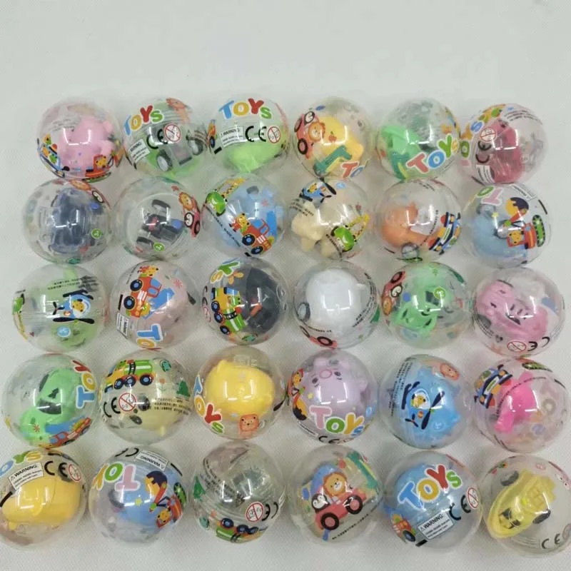 50mm Transparent Capsule Shell for Mini Unisex Small Car Toys Promotional Toy Balls Various Mixed for All Sizes