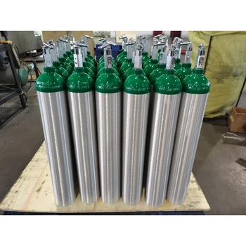 NETC  Factory Best Offer Medical Gas or Industrial Ga Aluminum  Gas  Cylinder  30L 20L 10L DOT 3AL  CE ISO7866  Oxyen Tanks