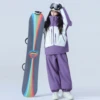 Purple and white
