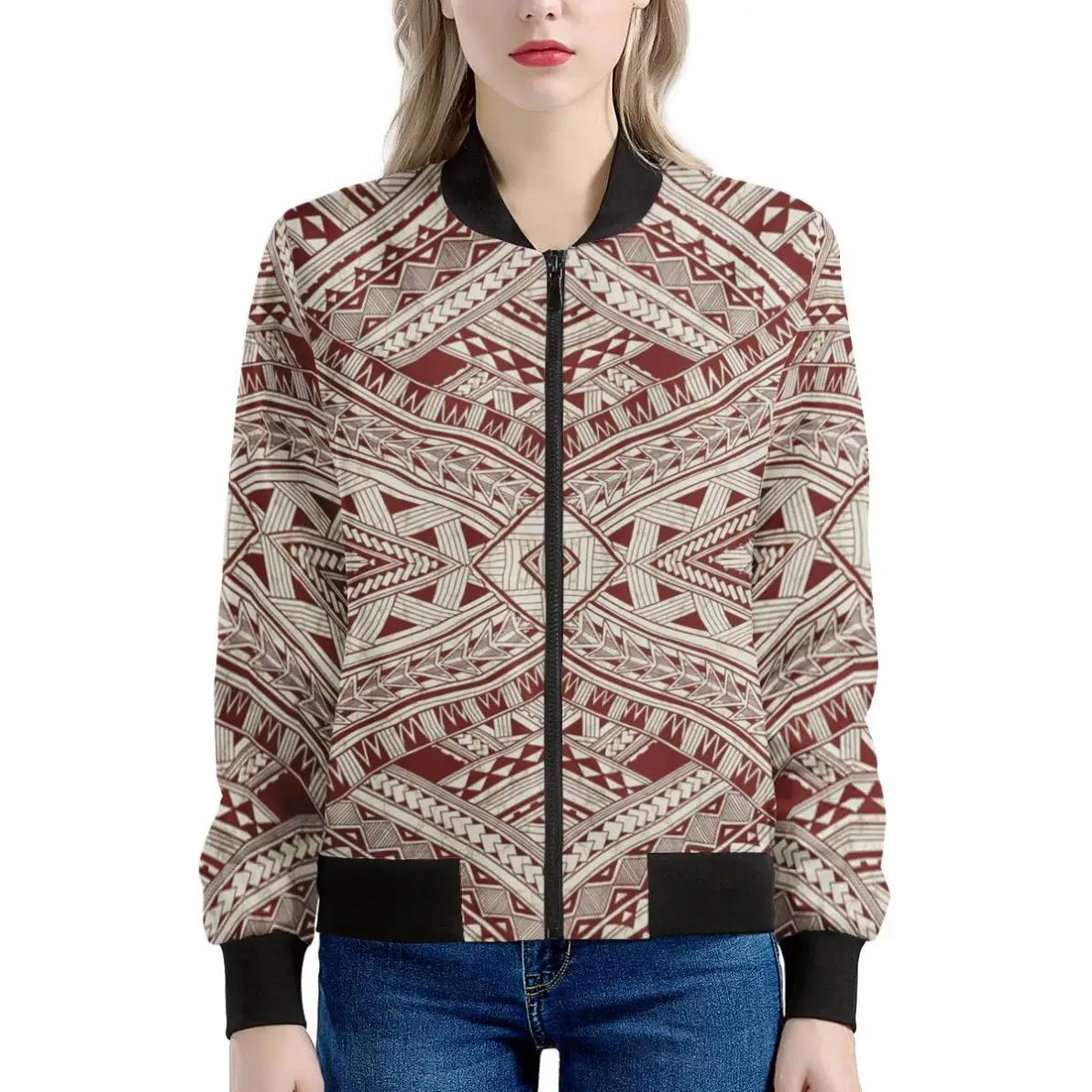 tribal print jacket