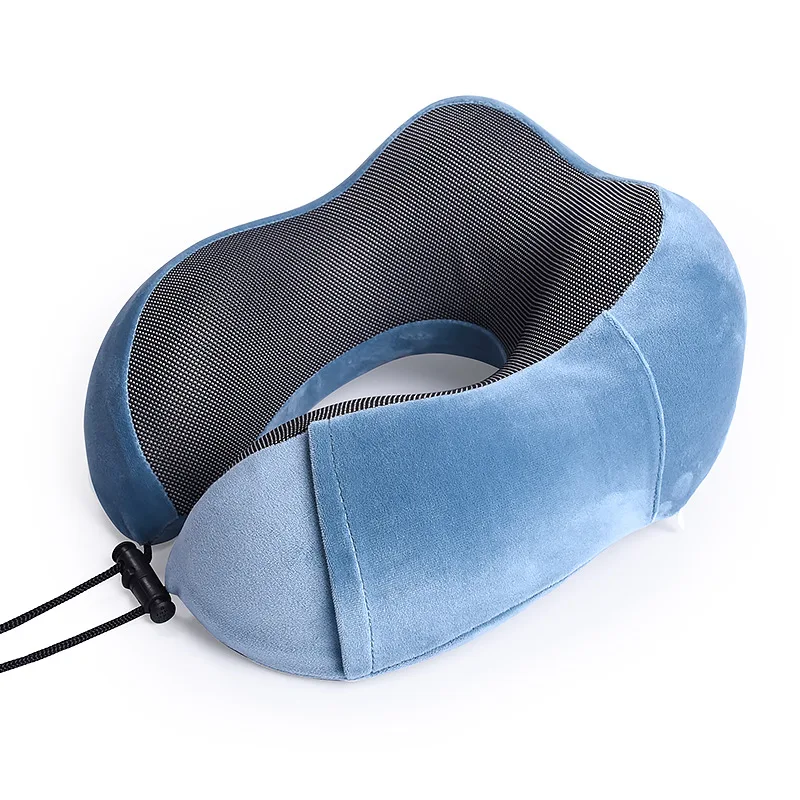 Wholesale Custom Neck Support Memory Foam Travel U Shaped Pillow Washable U-Shaped Travel Pillow for Adjustable Flight Pillow