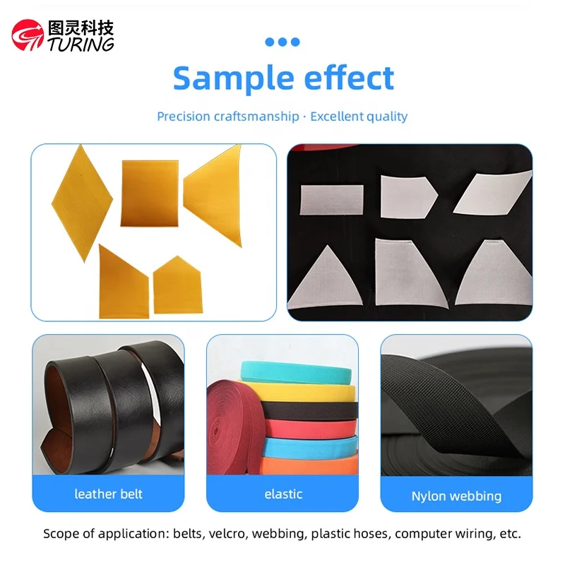 TR-200XZ Automatic Multi-Functional Mask Cutter for Ribbon Zipper Elastic Webbing Tape Cold Hot Cutting Machine Paper Carton