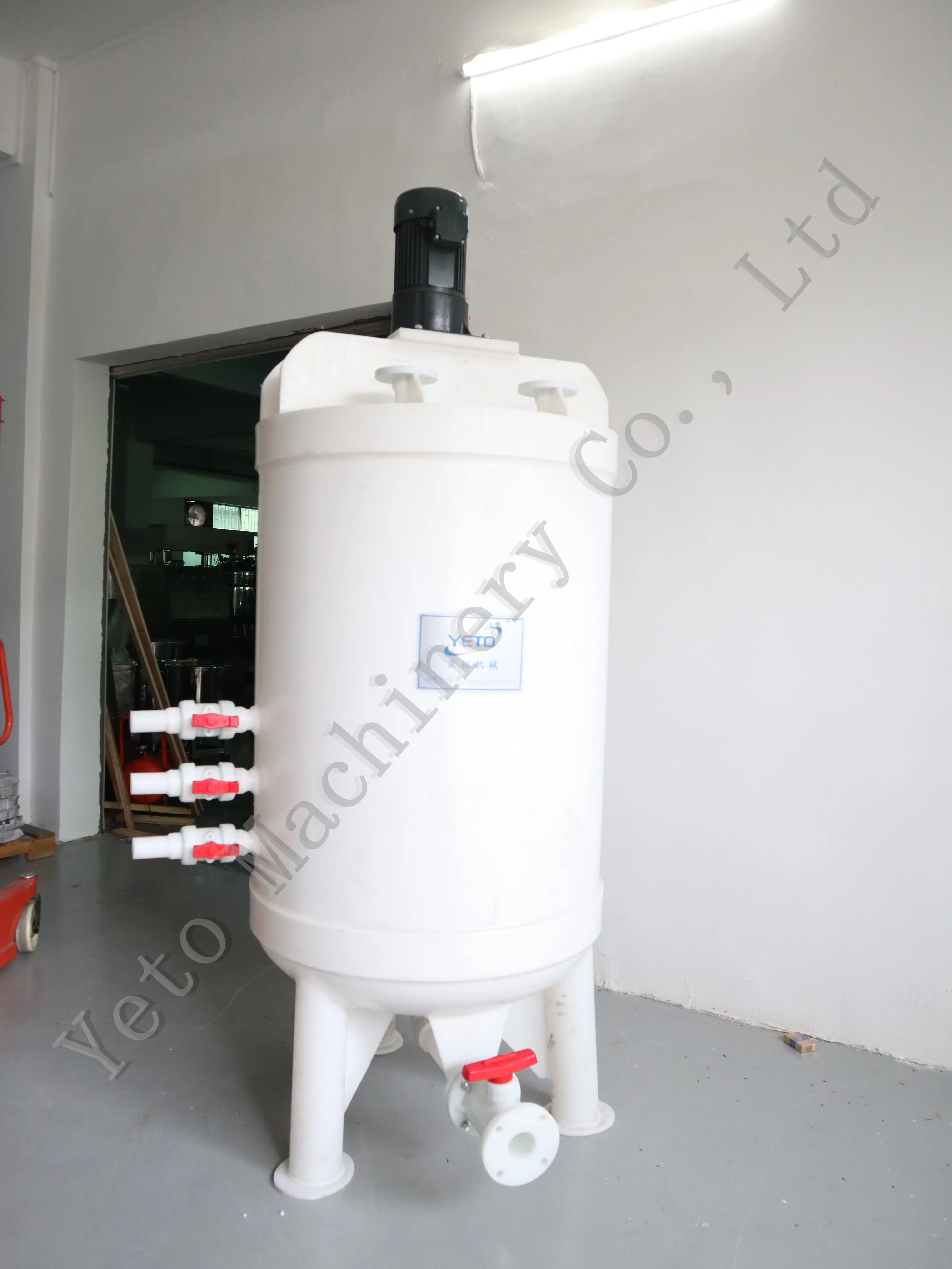 Yeto Chemical Mixing Vessel Commercial Polypropylene Anticorrosive Pp