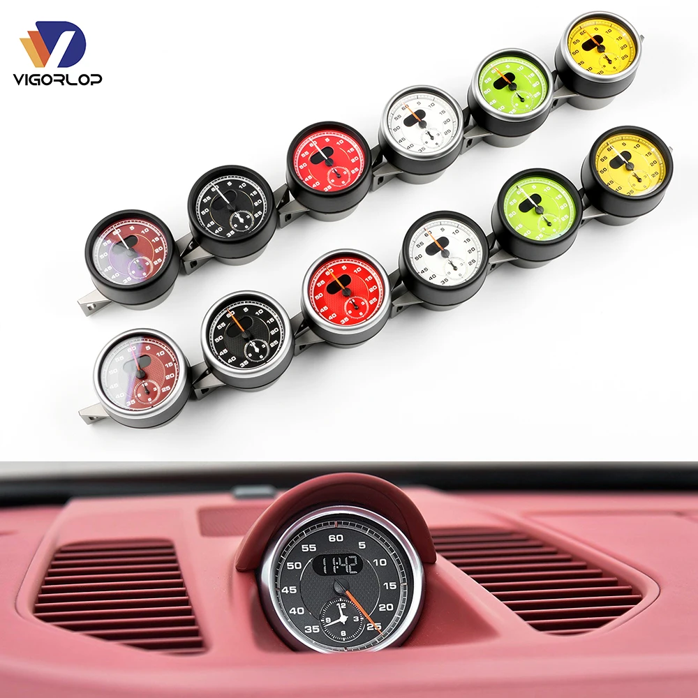 Multiple Colors Dashboard Stopwatch Sport Chrono Clock For Porsche 911 991 2012-2019 Updated