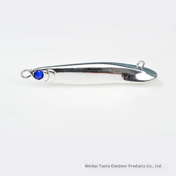 TL Yan Yue Electroplated Golden Fish Iron Plate 40g-200g Built-in Rattle Beads Long-range Saltwater Fishing Bottom Trolling – Trolling Lure – view 3