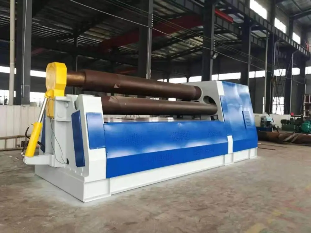 Four Rollers Cone Rolling Bending Machine Hydraulic Aluminium Steel Plate Rolling Machine