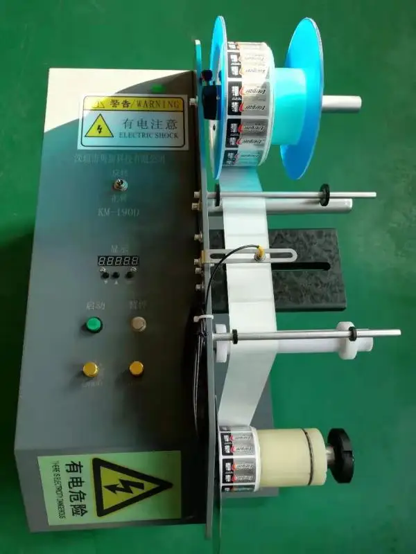 Mechanical Rolled Label Length Counter Digital Meter Counting Machine Reel to Reel