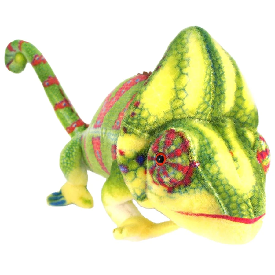 chameleon cuddly toy