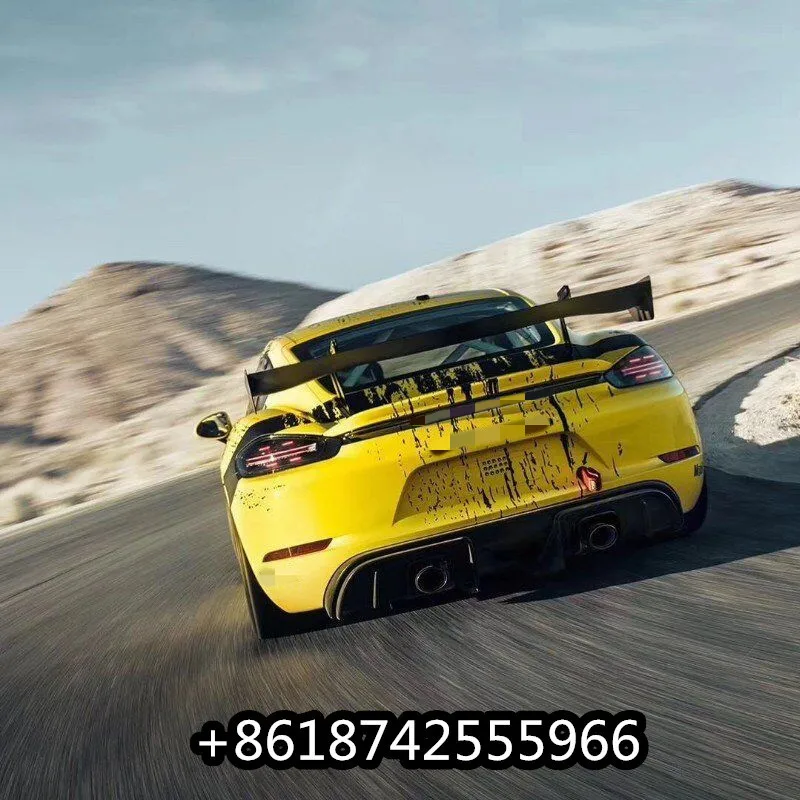 718 Gt4 Rear Diffuser Bumper Lip Car Spoiler Splitter Back Protector ...