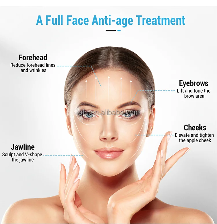 Professional Skin Firming Facial Forehead Muscle Tone Wrinkle Reduction EMRF Facelift Pe-Face Eyebag Removal Machine For