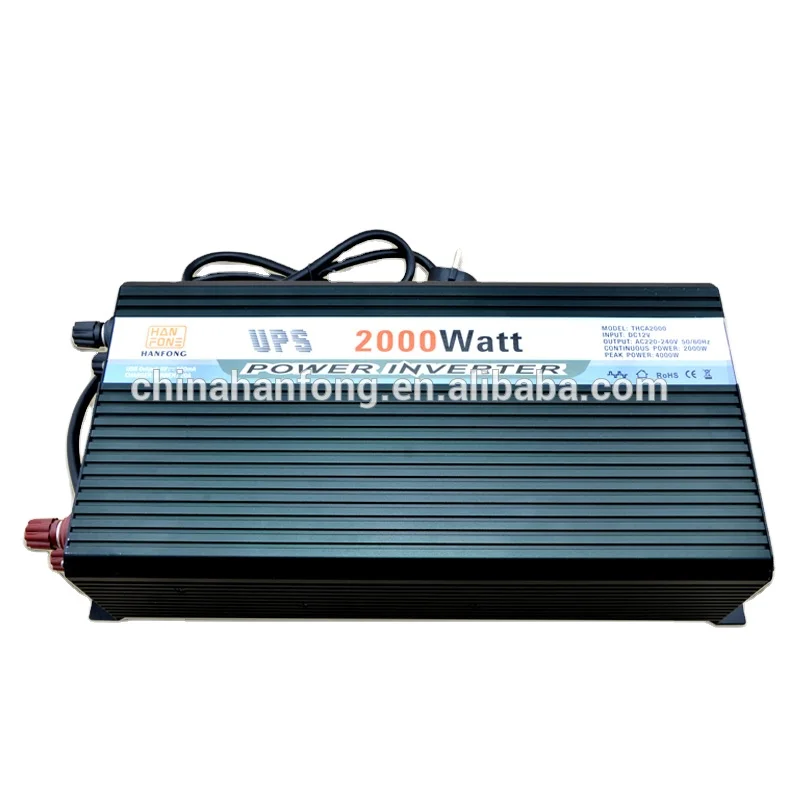 2000W電源インバータ 正弦波 2000W DC＞AC インバータ 電菱 SP-2000-124A (DC24V