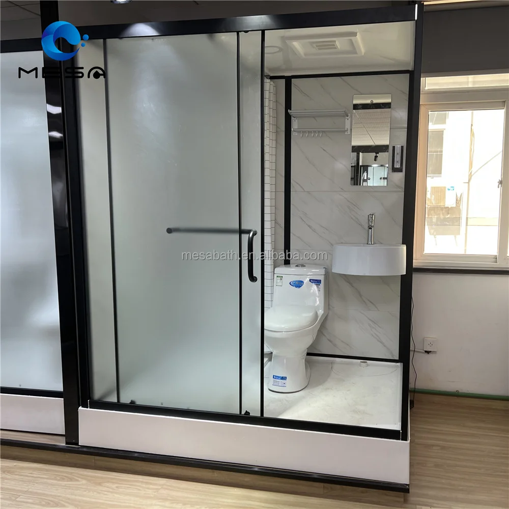 Prefab All In One Modular Bathroom Units With Toilet Buy All In One Portable Bathroom Units